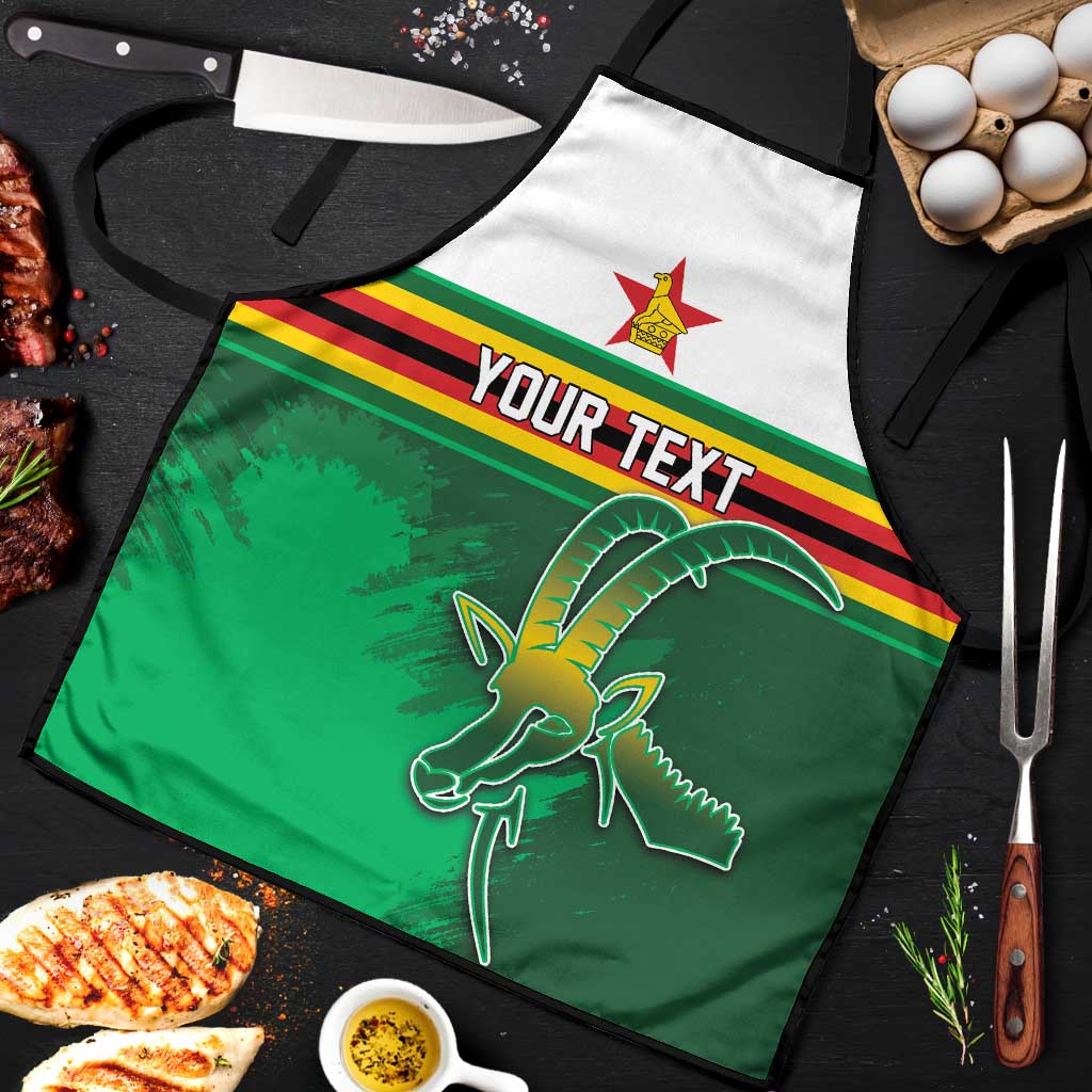 Zimbabwe Rugby Personalized Apron Charging Sables Spirit