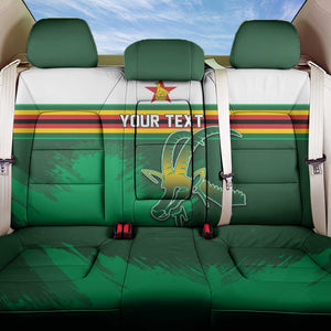 Zimbabwe Rugby Personalized Back Car Seat Cover Charging Sables Spirit