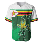 Zimbabwe Rugby Personalized Baseball Jersey Charging Sables Spirit