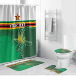 Zimbabwe Rugby Personalized Bathroom Set Charging Sables Spirit