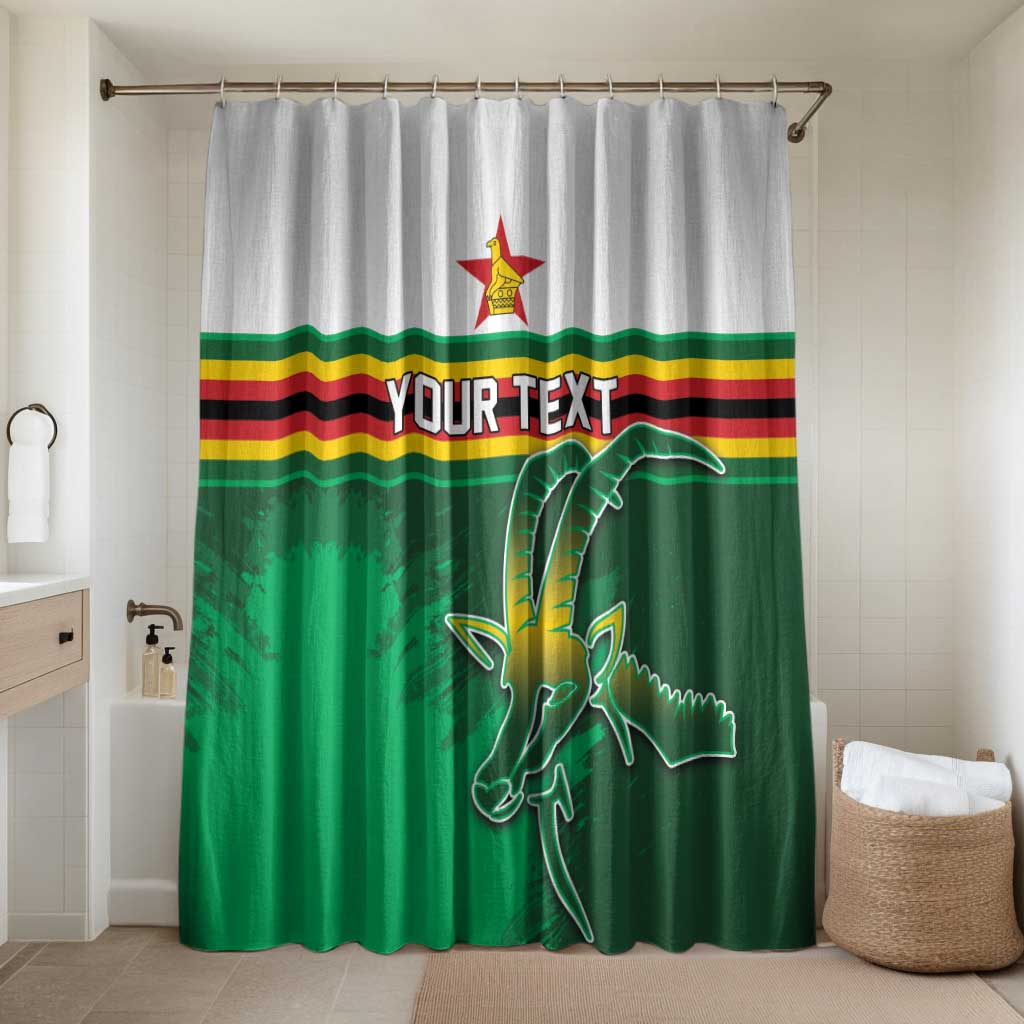 Zimbabwe Rugby Personalized Bathroom Set Charging Sables Spirit