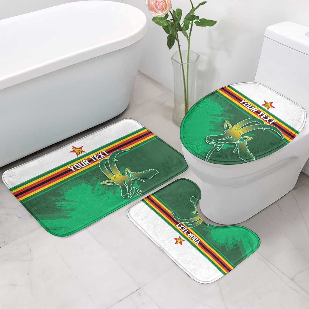 Zimbabwe Rugby Personalized Bathroom Set Charging Sables Spirit