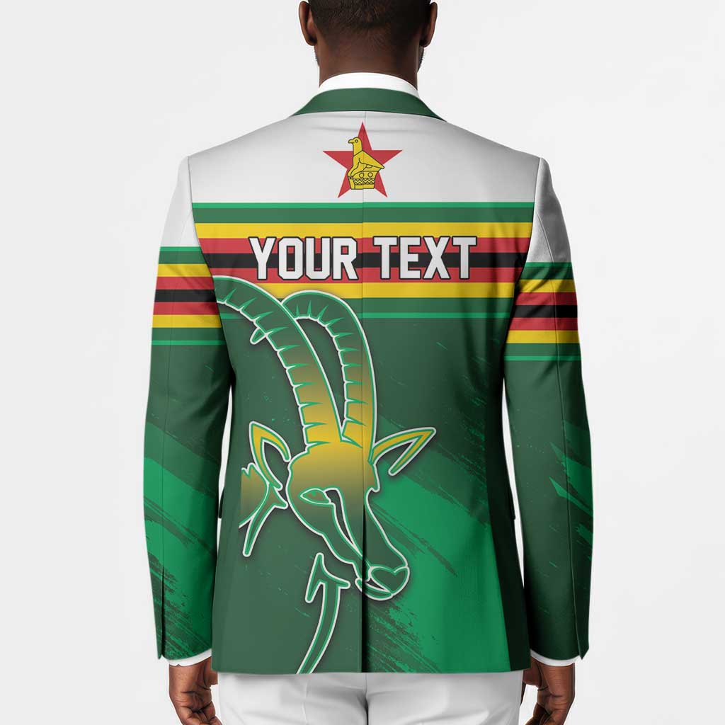Zimbabwe Rugby Personalized Blazer Charging Sables Spirit