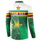 Zimbabwe Rugby Personalized Button Sweatshirt Charging Sables Spirit