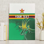 Zimbabwe Rugby Personalized Canvas Wall Art Charging Sables Spirit