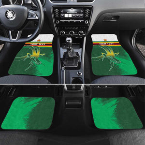 Zimbabwe Rugby Personalized Car Mats Charging Sables Spirit
