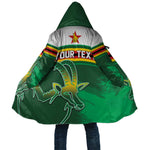 Zimbabwe Rugby Personalized Cloak Charging Sables Spirit