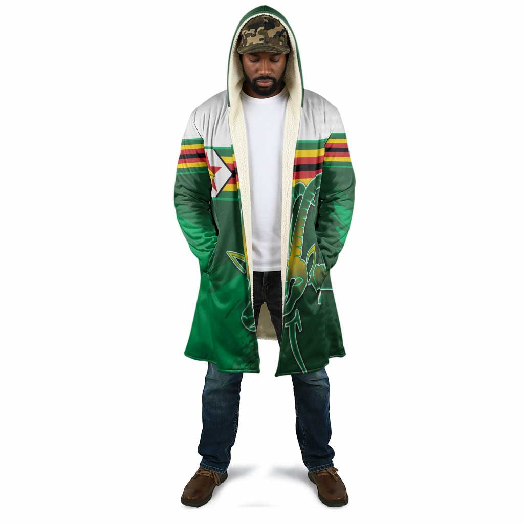 Zimbabwe Rugby Personalized Cloak Charging Sables Spirit