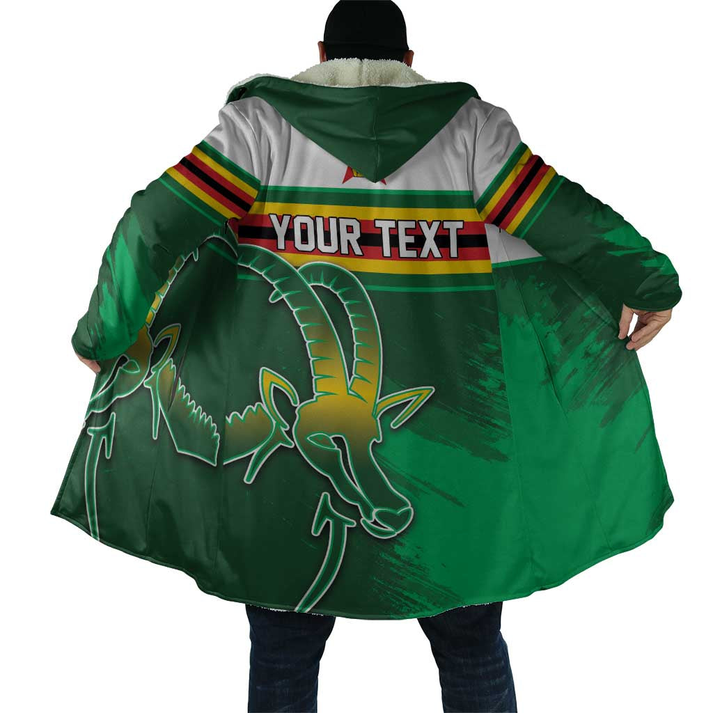 Zimbabwe Rugby Personalized Cloak Charging Sables Spirit