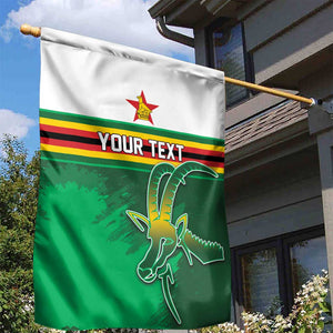 Zimbabwe Rugby Personalized Garden Flag Charging Sables Spirit