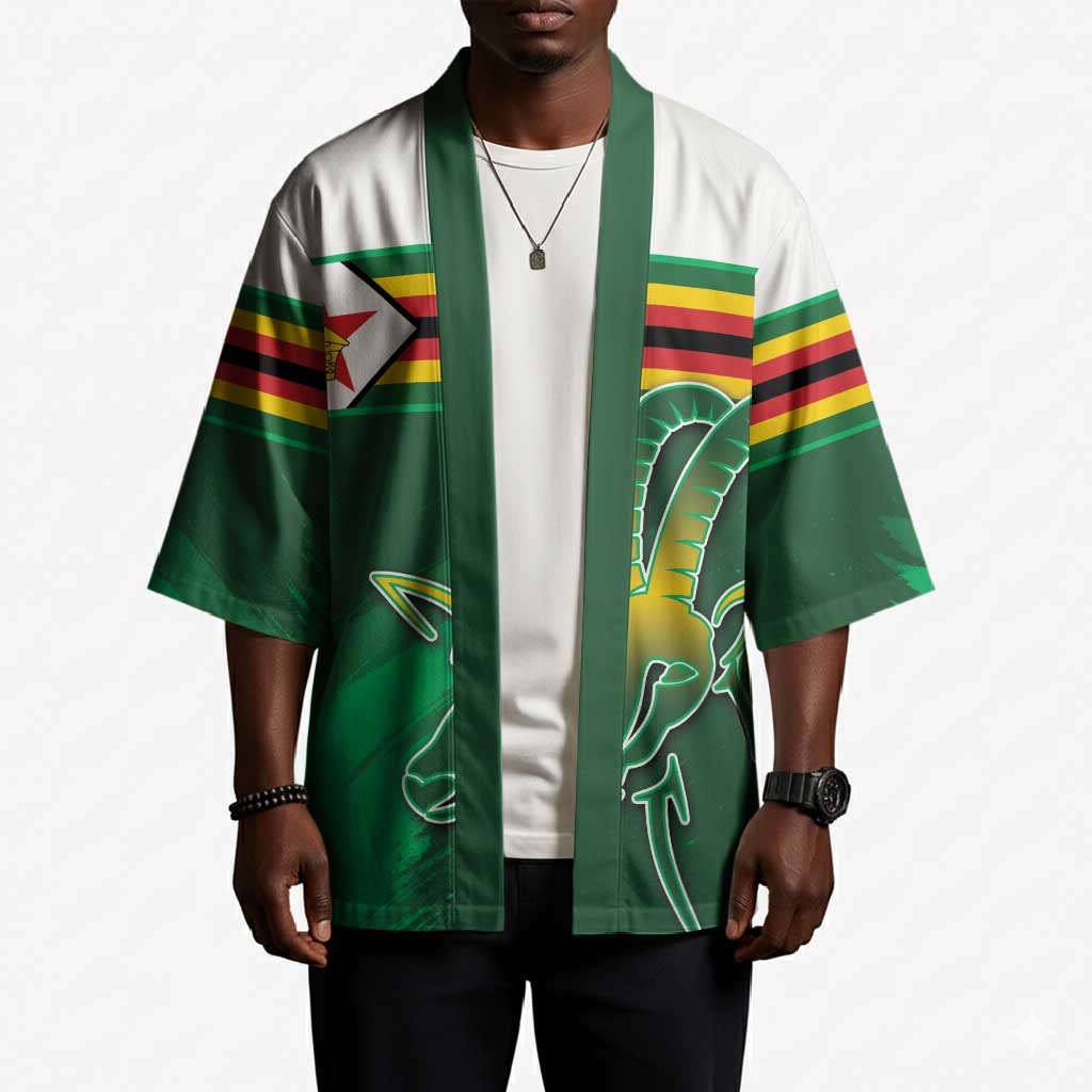 Zimbabwe Rugby Personalized Kimono Charging Sables Spirit