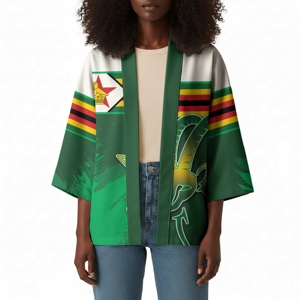 Zimbabwe Rugby Personalized Kimono Charging Sables Spirit