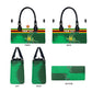 Zimbabwe Rugby Personalized Leather Bag Charging Sables Spirit
