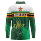 Zimbabwe Rugby Personalized Long Sleeve Polo Shirt Charging Sables Spirit