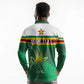 Zimbabwe Rugby Personalized Long Sleeve Polo Shirt Charging Sables Spirit