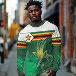 Zimbabwe Rugby Personalized Long Sleeve Shirt Charging Sables Spirit