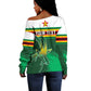 Zimbabwe Rugby Personalized Off Shoulder Sweater Charging Sables Spirit