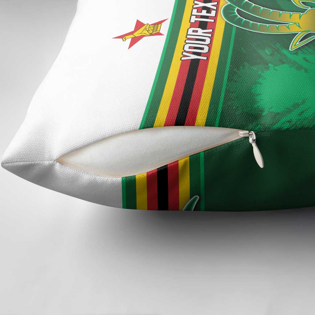 Zimbabwe Rugby Personalized Pillow Cover Charging Sables Spirit
