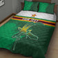 Zimbabwe Rugby Personalized Quilt Bed Set Charging Sables Spirit