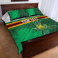 Zimbabwe Rugby Personalized Quilt Bed Set Charging Sables Spirit