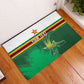 Zimbabwe Rugby Personalized Rubber Doormat Charging Sables Spirit