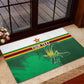 Zimbabwe Rugby Personalized Rubber Doormat Charging Sables Spirit