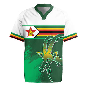 Zimbabwe Rugby Personalized Rugby Jersey Charging Sables Spirit