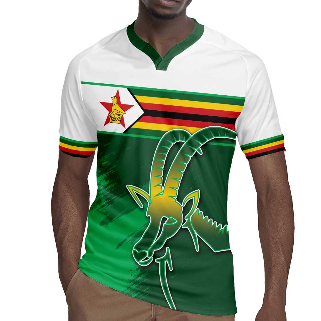 Zimbabwe Rugby Personalized Rugby Jersey Charging Sables Spirit