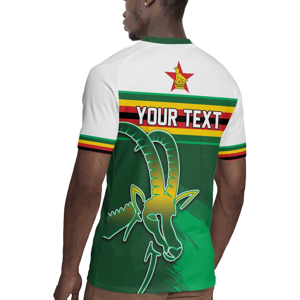 Zimbabwe Rugby Personalized Rugby Jersey Charging Sables Spirit