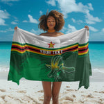 Zimbabwe Rugby Personalized Sarong Charging Sables Spirit