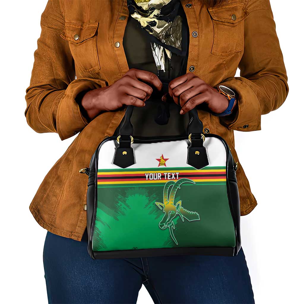 Zimbabwe Rugby Personalized Shoulder Handbag Charging Sables Spirit