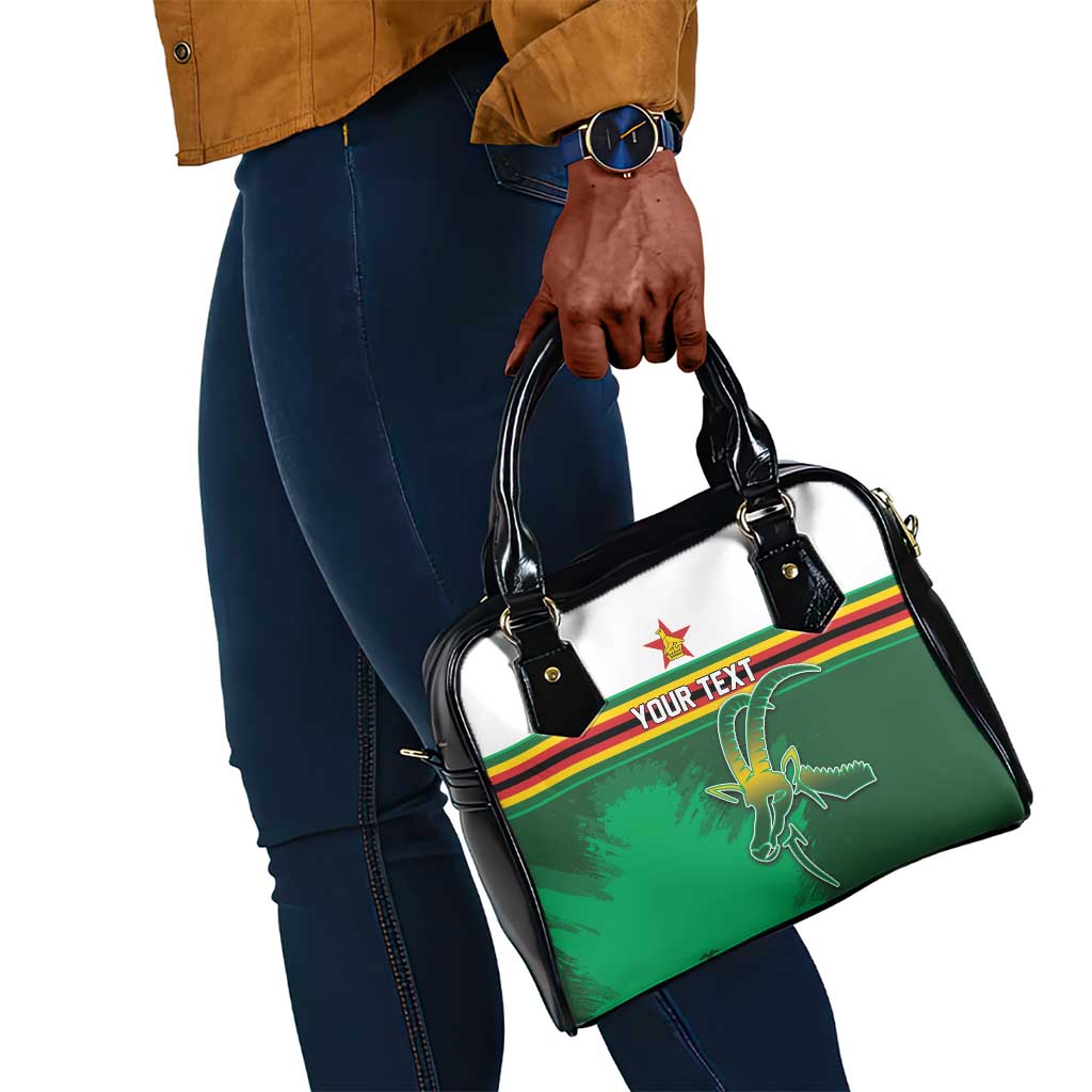 Zimbabwe Rugby Personalized Shoulder Handbag Charging Sables Spirit