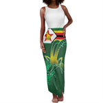 Zimbabwe Rugby Personalized Tank Maxi Dress Charging Sables Spirit