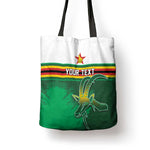 Zimbabwe Rugby Personalized Tote Bag Charging Sables Spirit