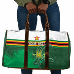 Zimbabwe Rugby Personalized Travel Bag Charging Sables Spirit