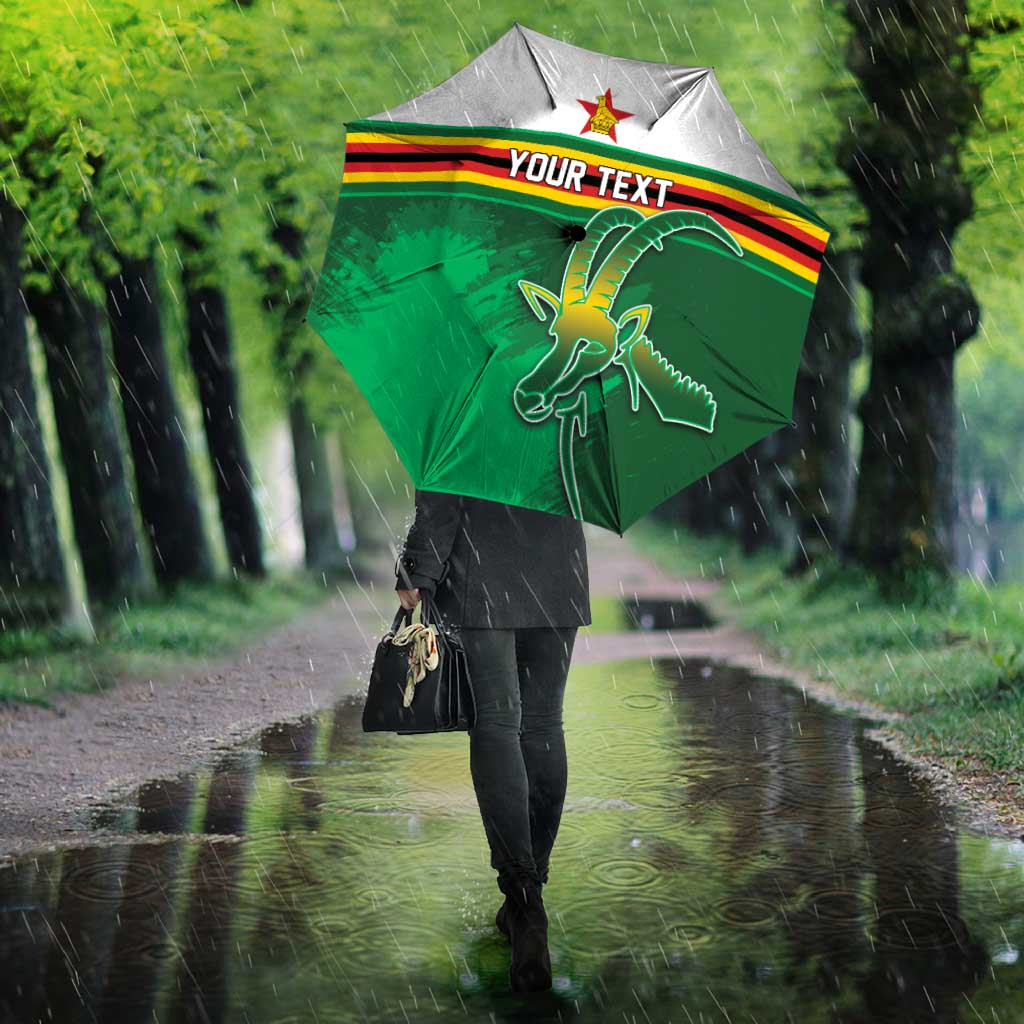 Zimbabwe Rugby Personalized Umbrella Charging Sables Spirit