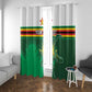 Zimbabwe Rugby Personalized Window Curtain Charging Sables Spirit