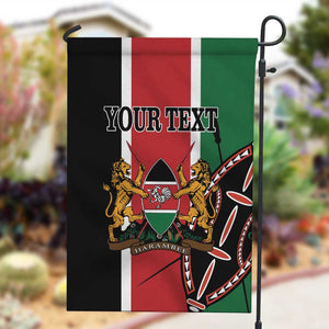 Personalized Jamhuri Day Garden Flag Kenya Map With African Shield