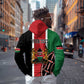 Personalized Jamhuri Day Zip Hoodie Kenya Map With African Shield