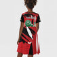 Personalized Jamhuri Day 1963 Kid Short Sleeve Dress Angry Lion With African Shield