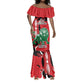 Personalized Jamhuri Day 1963 Mermaid Dress Angry Lion With African Shield