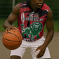 Personalized Jamhuri Day 1963 Sleeveless Zip Hoodie Angry Lion With African Shield - African Pride