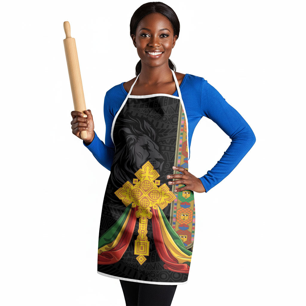 Ethiopia Lion Cross Apron Habesha Heritage Style