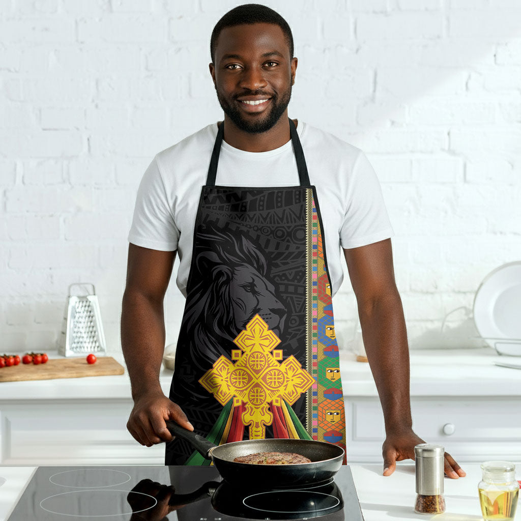 Ethiopia Lion Cross Apron Habesha Heritage Style