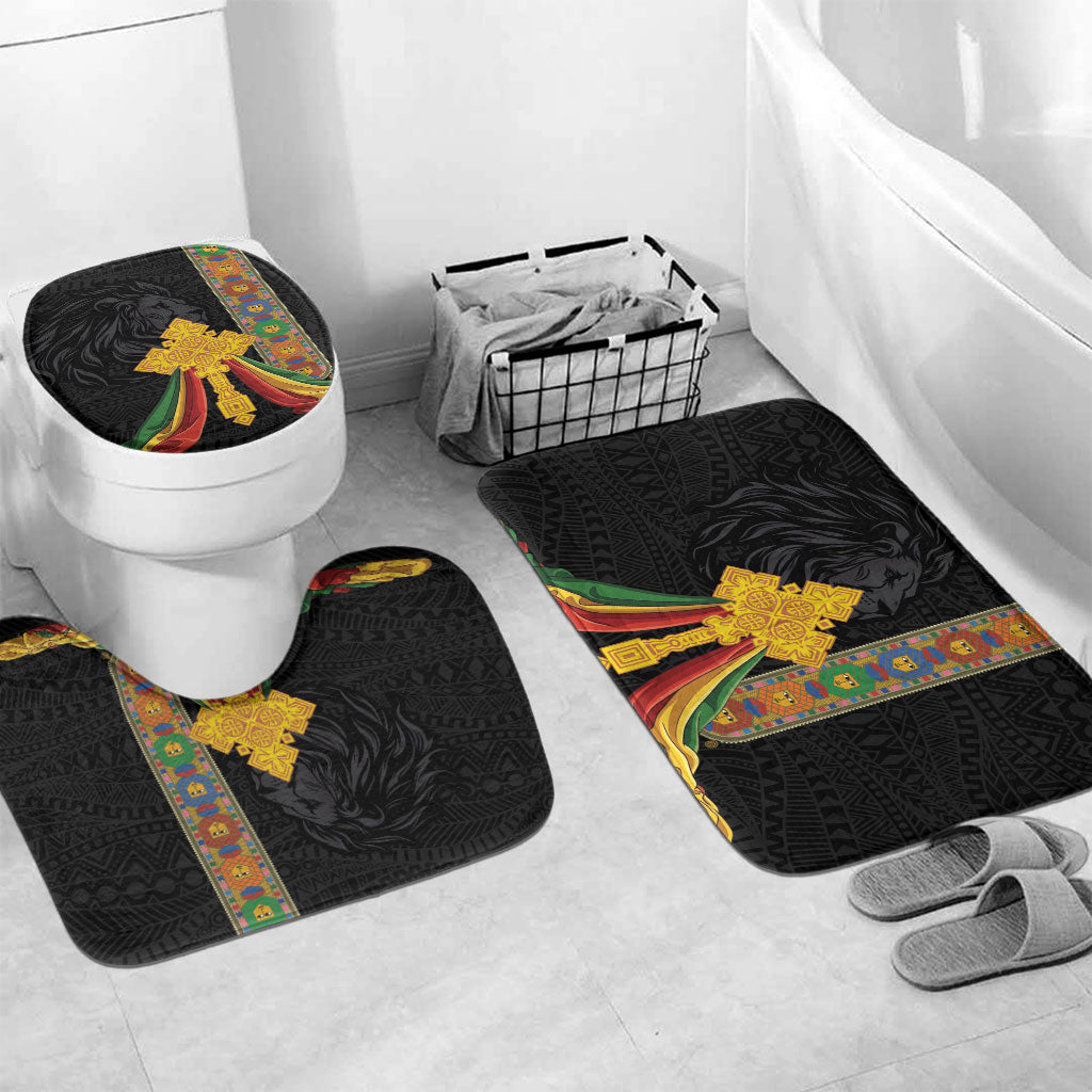 Ethiopia Lion Cross Bathroom Set Habesha Heritage Style