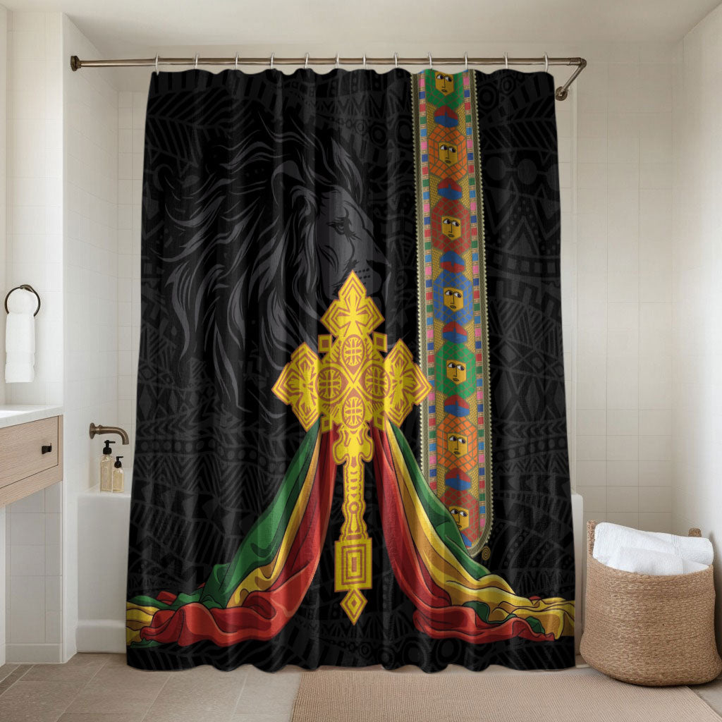 Ethiopia Lion Cross Bathroom Set Habesha Heritage Style