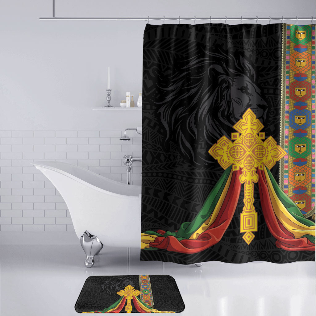Ethiopia Lion Cross Bathroom Set Habesha Heritage Style