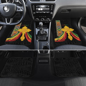 Ethiopia Lion Cross Car Mats Habesha Heritage Style