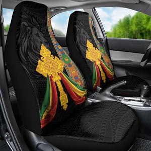 Ethiopia Lion Cross Car Seat Cover Habesha Heritage Style