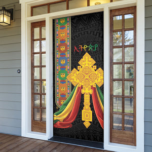 Ethiopia Lion Cross Door Cover Habesha Heritage Style